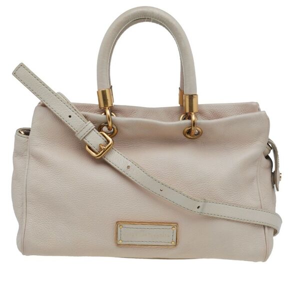 Marc by Marc Jacobs Cream Leather Small Too Hot To Handle Tote - Picture 1 of 4